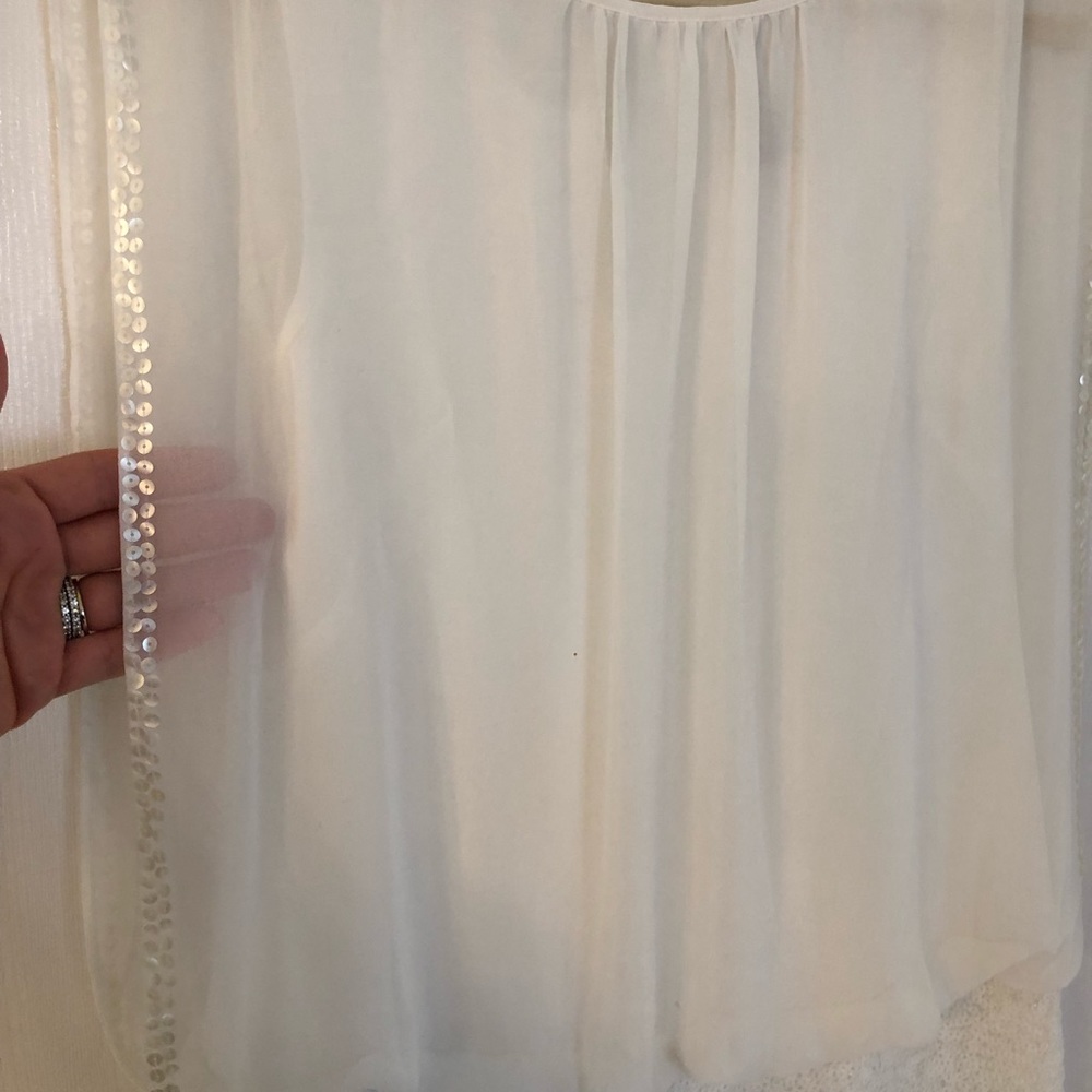 Cache Dress With White Sequins - image 3